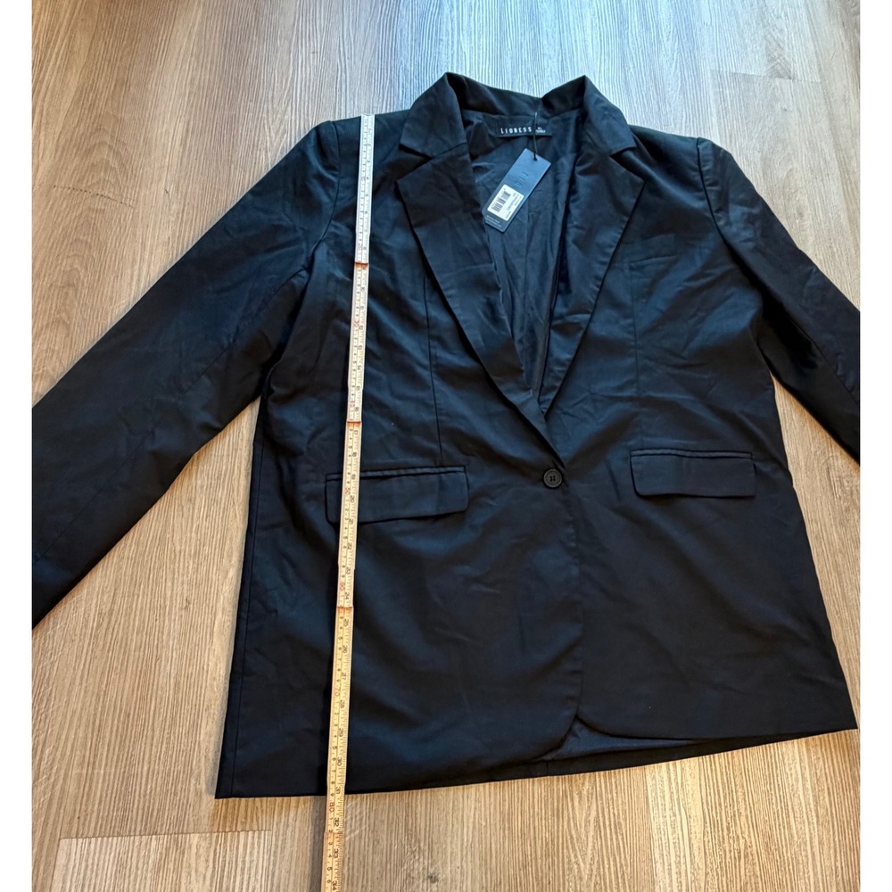 Lioness Olympia Blazer Dress Noir Black Oversized Single Button XL AU14 NWT - Picture 5 of 8